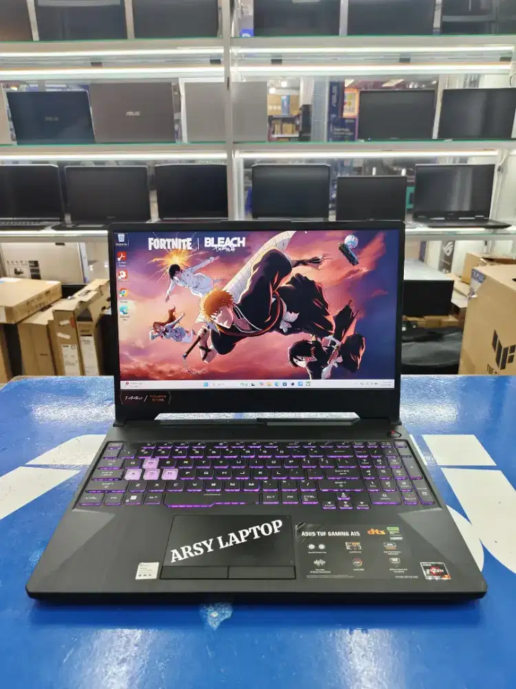 ASUS TUF FA506NCR RYZEN 7 7435HS RTX 3050 FULLSET GARANSI RESMI AKTIF