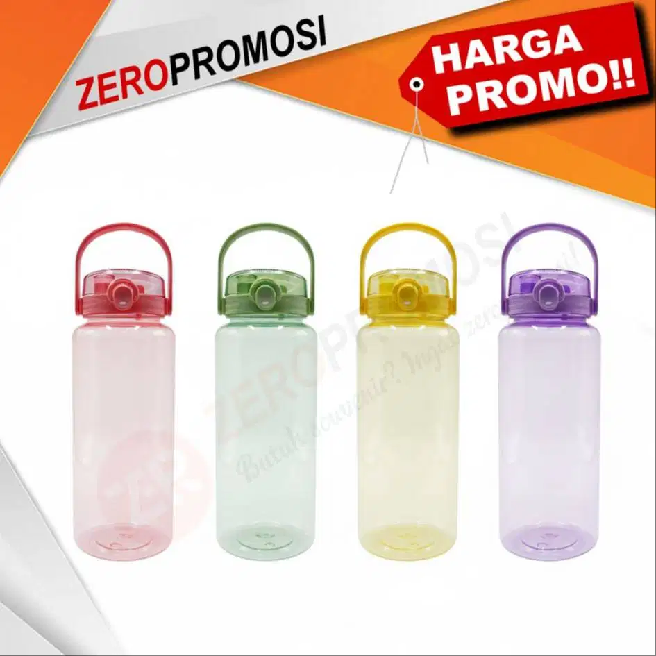 Botol Minum Lombok Plastik Cetak Logo