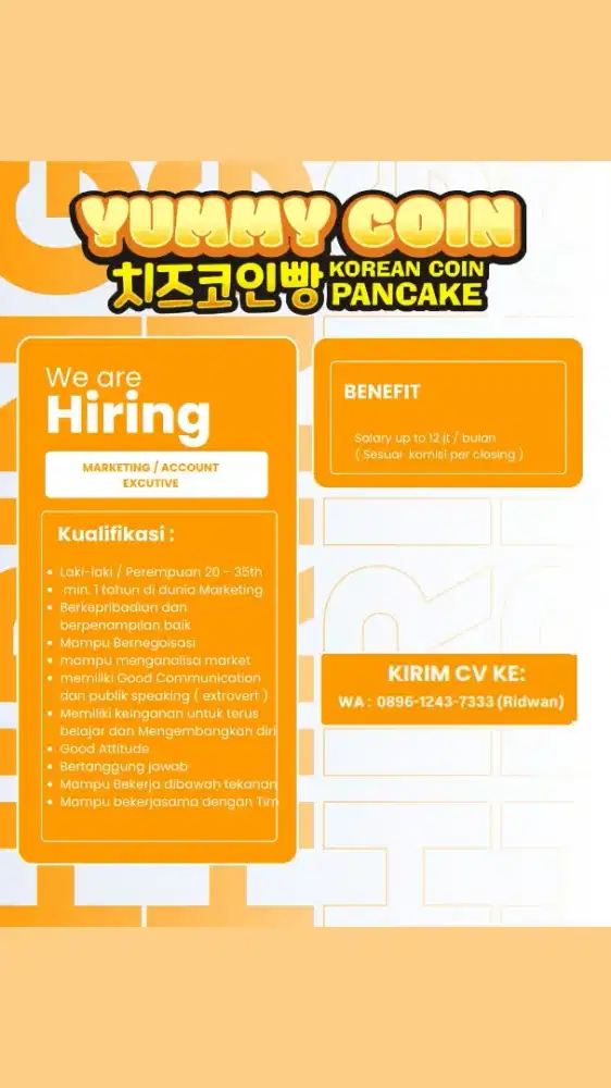 Sales Marketing YummyCoin