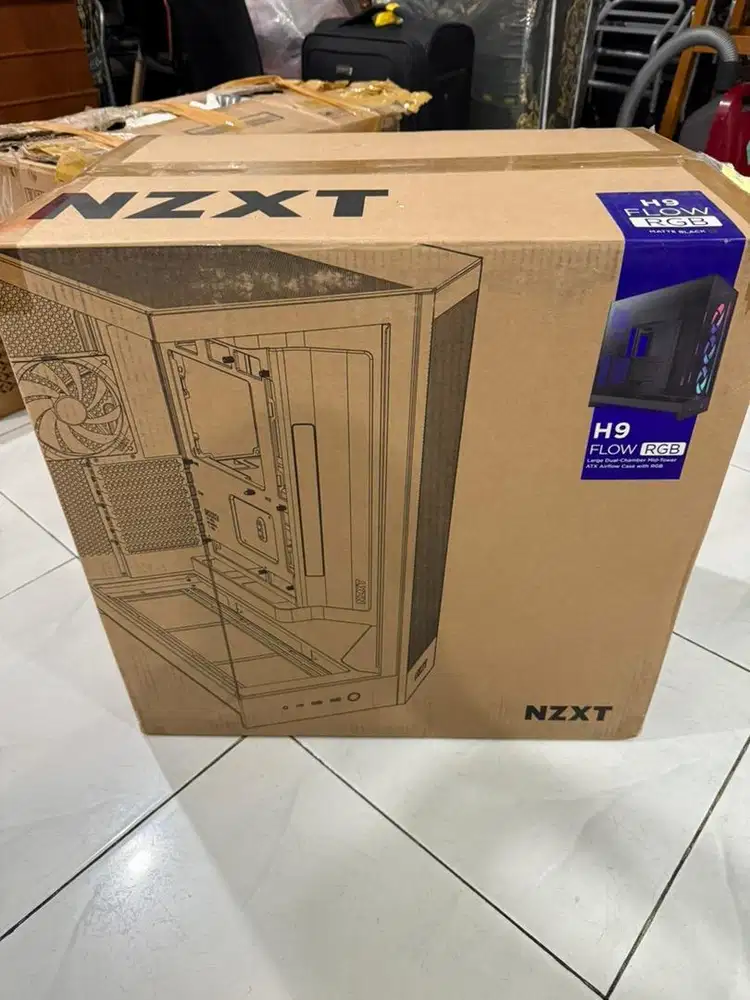 NZXT H9 FLOW RGB (BLACK)