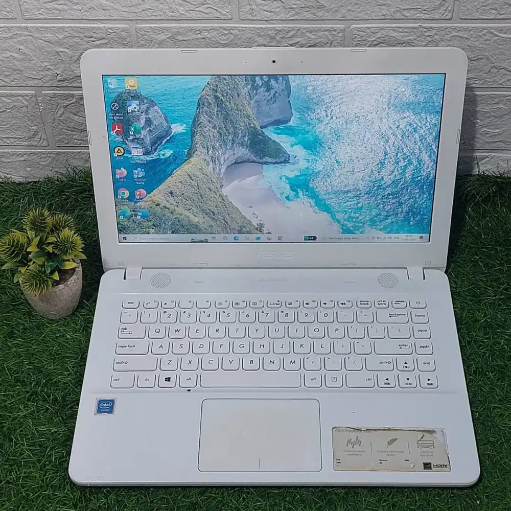 ASUS VIVOBOOK X441M WHITE INTEL CELERON N4000 RAM 4GB SSD 128GB