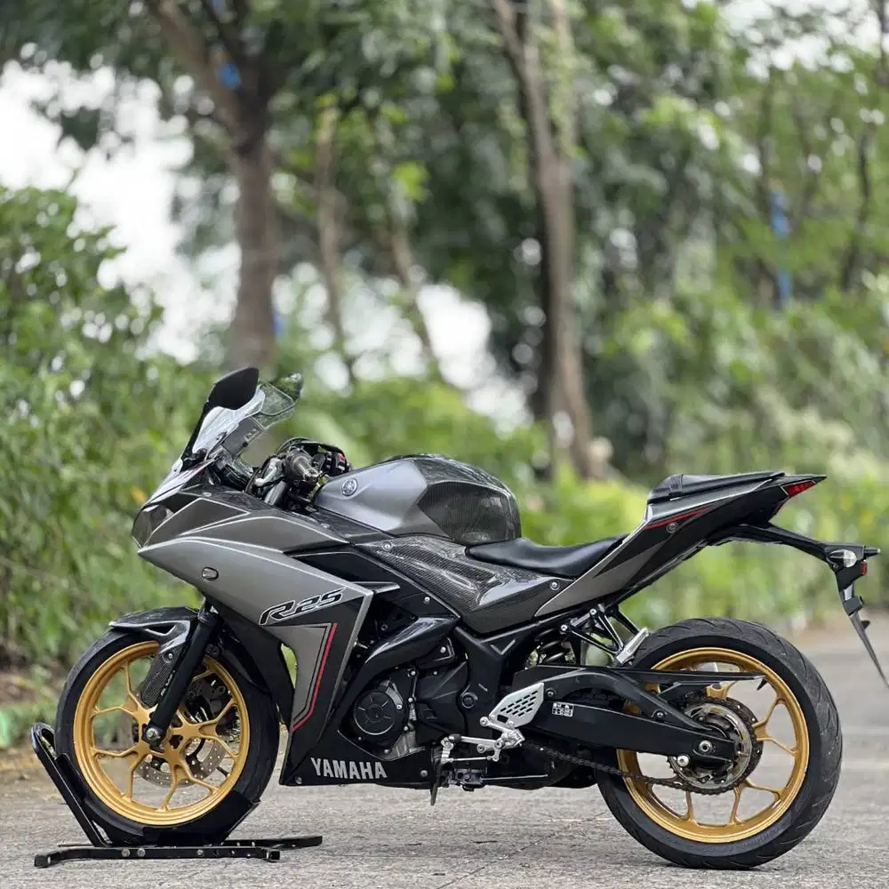 YAMAHA YZF R25 V1 2016 GREY KM RENDAH PAJAK PANJANG LIKE NEW