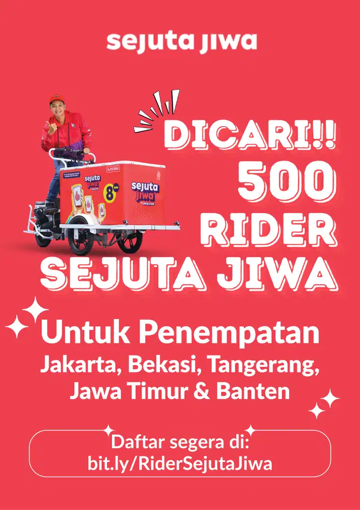 Lowongan Kerja Rider Kopi Sejuta Jiwa