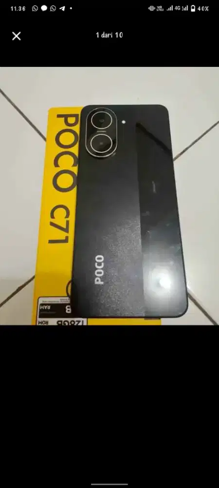 Jual poco c71 ram 4/4