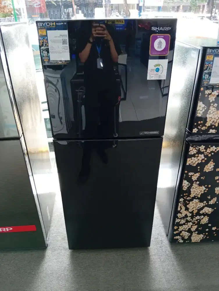 KULKAS SHARP SMALL TWO DOOR DJ246SIGK CICILAN INDODANA