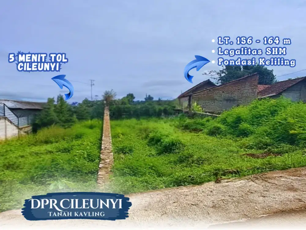 Tanah Kavling Siap Bangun di Komplek DPR Cileunyi – Harga Menarik