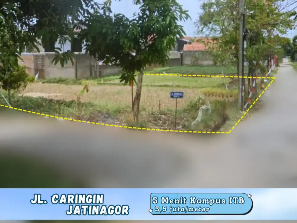 Tanah Hook Dekat Kampus ITB & Unpad – Cocok untuk Kos