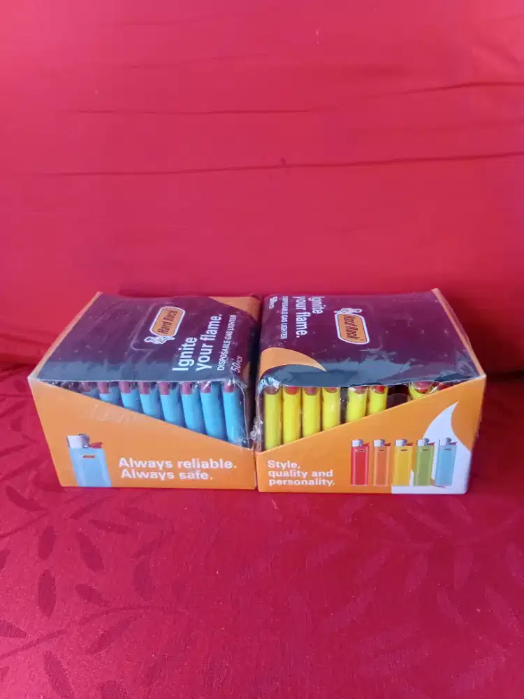 Korek api gas besar isi banyak jual murah aja