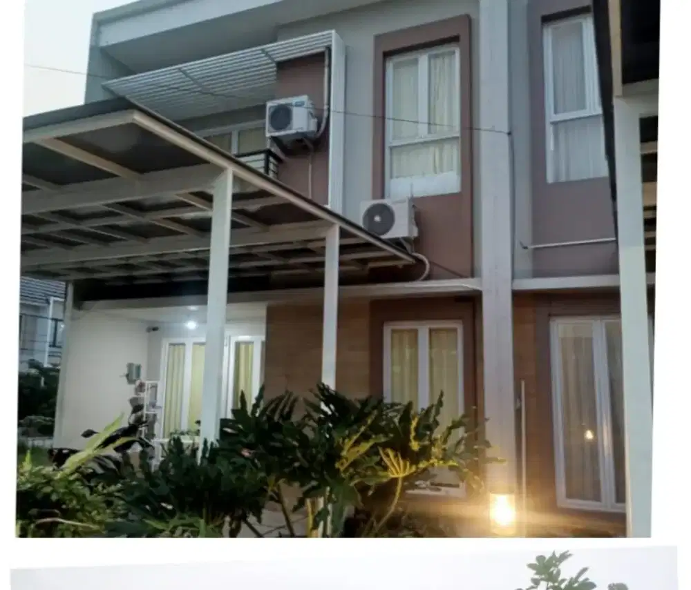 Rumah Cluster Asri  2 Lantai Dijual atau Oper Kredit