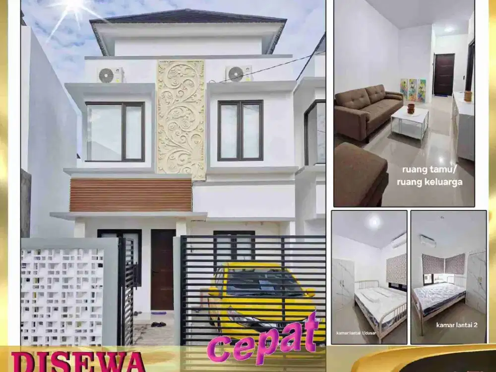DISEWA RUMAH 2 Lantai di Perdana Mumbul
Nusa Dua - Mumbul, Bali