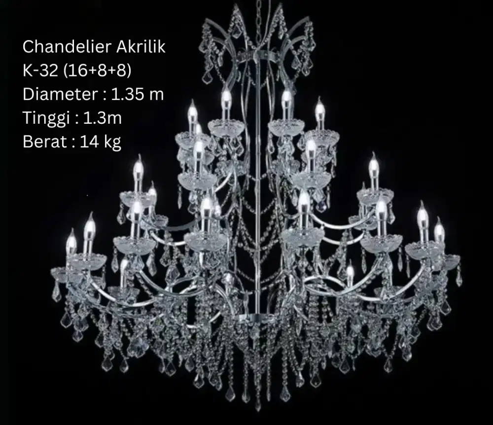 Chandelier Acrylic K32