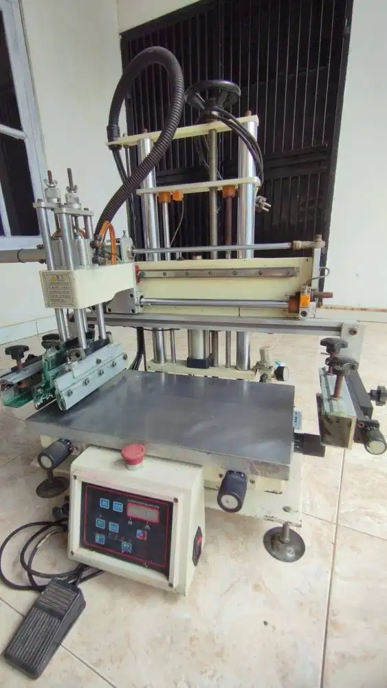 Mesin Sablon Otomatis & Kompressor 2HP