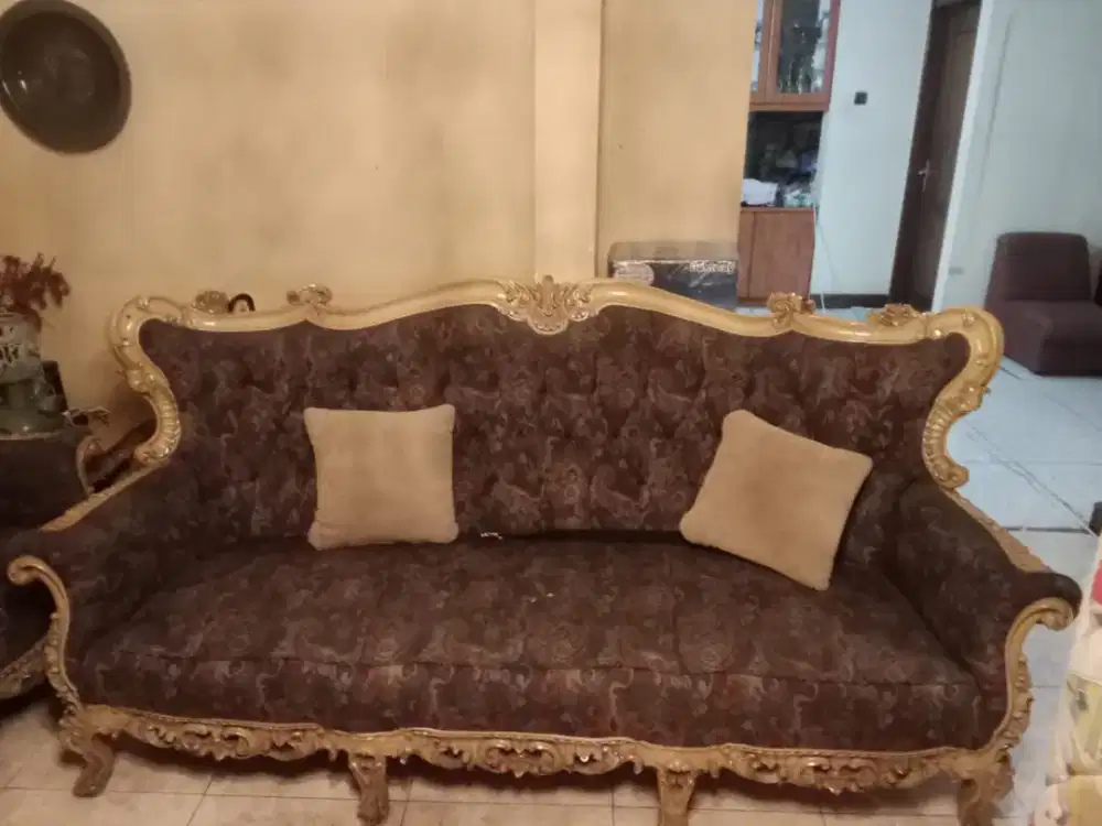 Di jual sofa jati ulir garuda 1 set