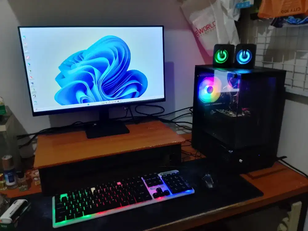 PC rakitan i7 fullset kondisi baru cocok utk kantor, sekolah & rumah