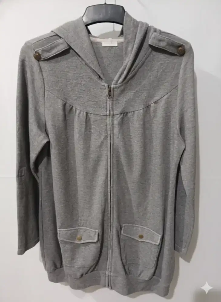 Jaket Zipper Hoodie Fullzip Abu Persodea