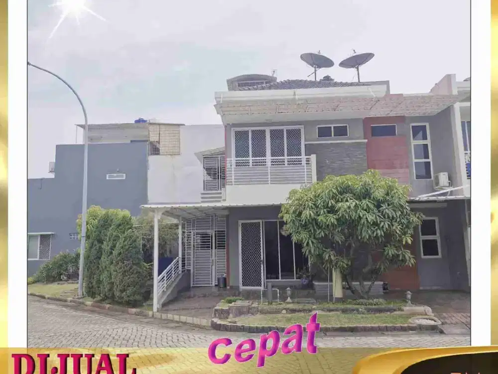 DIJUAL RUMAH 2 1/2 Lantai di Golf Lake 
Cengkareng Timur - Jakarta Barat