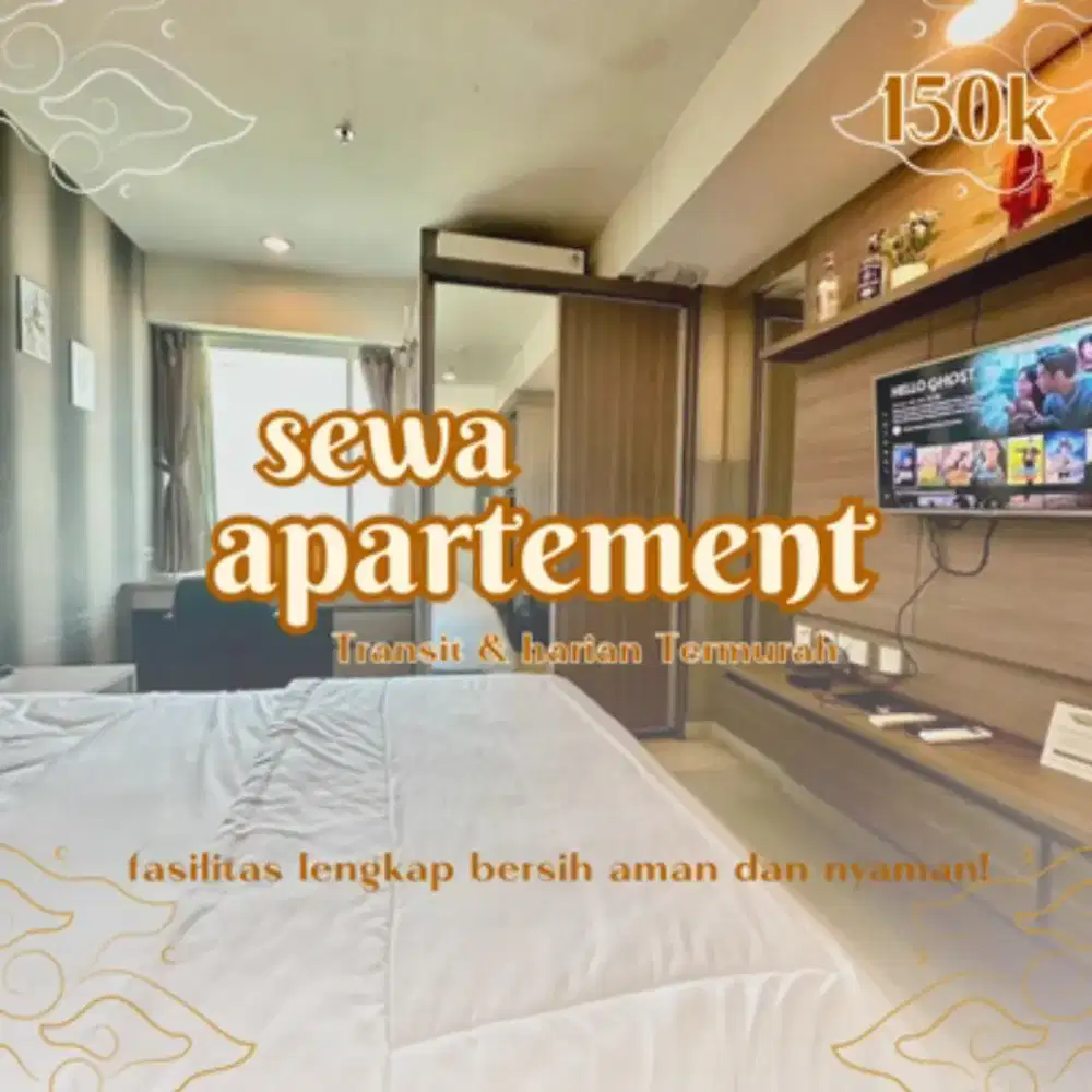 Sewa apartemen Tangerang TREEPARK CITY CIKOKOL Harian/Transit Termurah