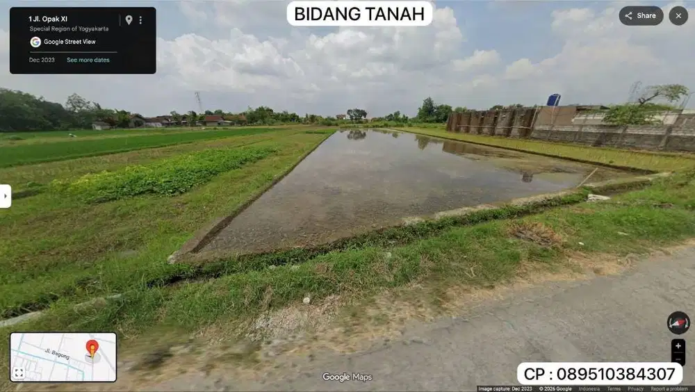 Dijual Tanah, Luas 2.600 M (Harga NEGO)