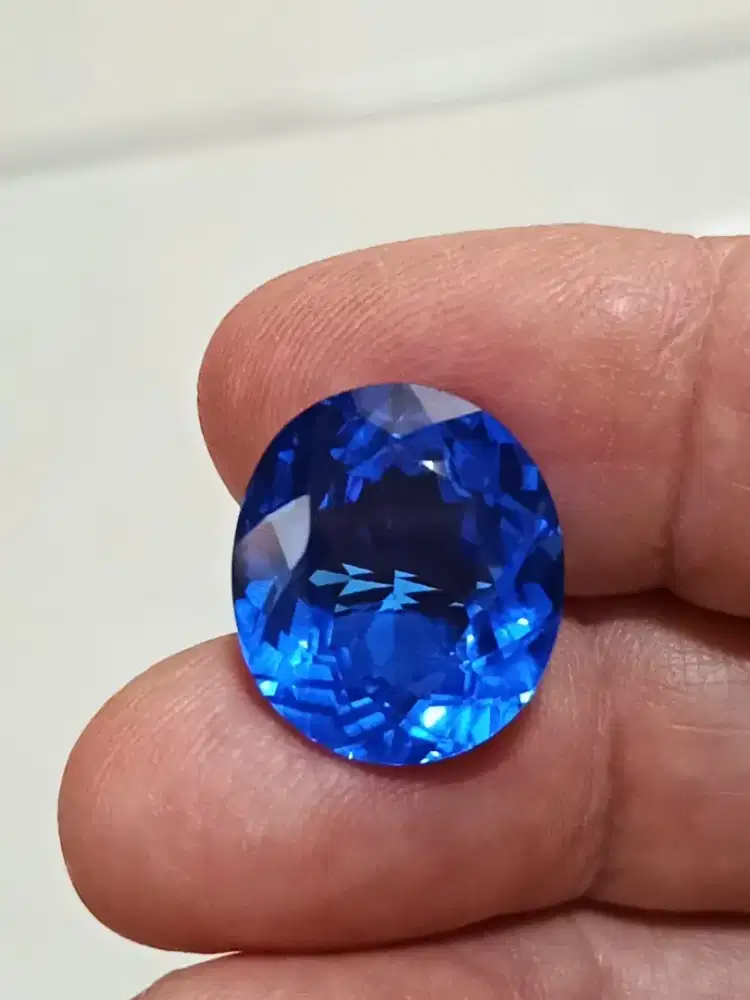 Jual batu king safir tanpa ikat warna bagus