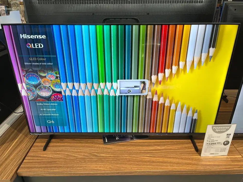 TV HISENSE QLED SMART TV 4K 50 Inch (bisa cicilan)
