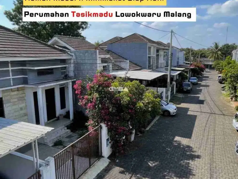 Rumah Modern Minimalist Siap Huni Perumahan Tasikmadu Lowokwaru Malang