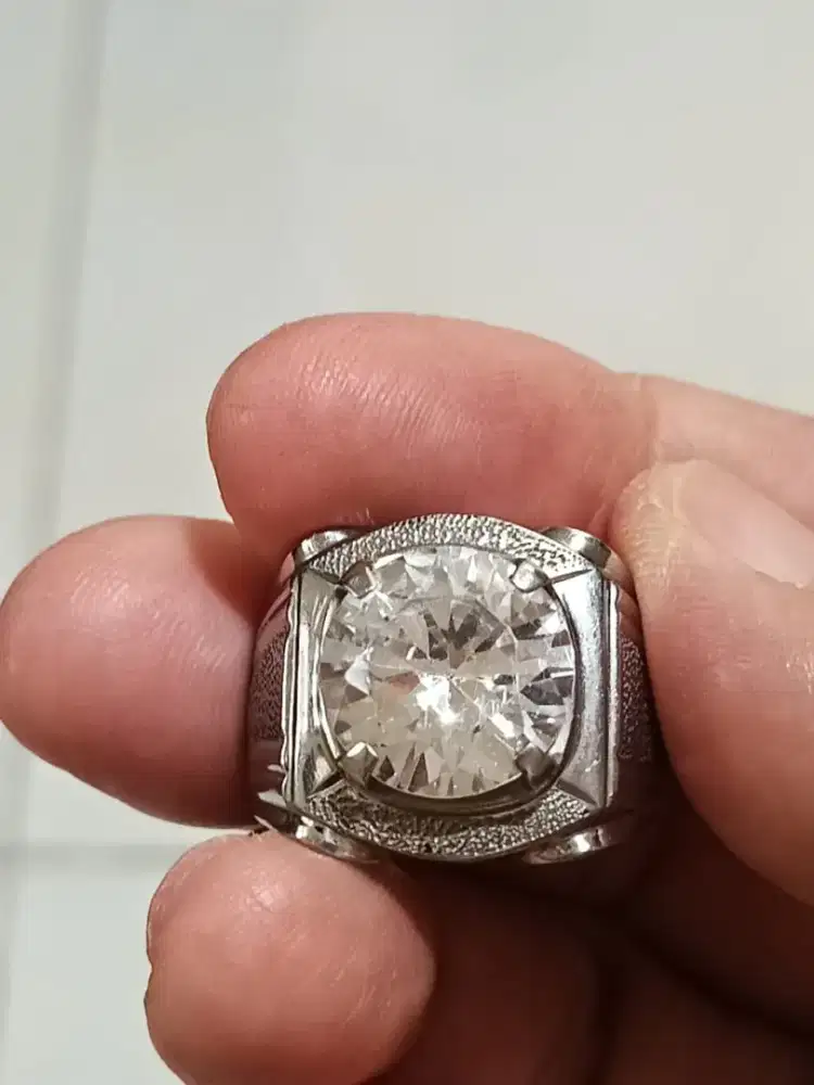 Jual batu berlian tiruan ikat monel pesanan