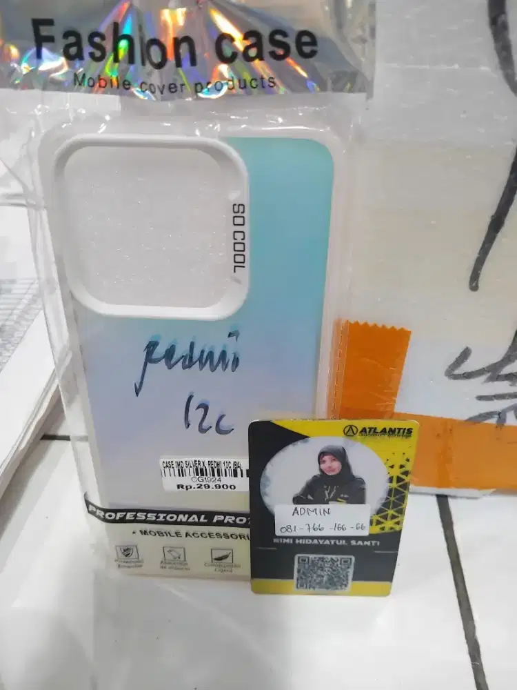 CASE IMD SILVER X,REDMI 12C | ATLANTIS DAHSYAT