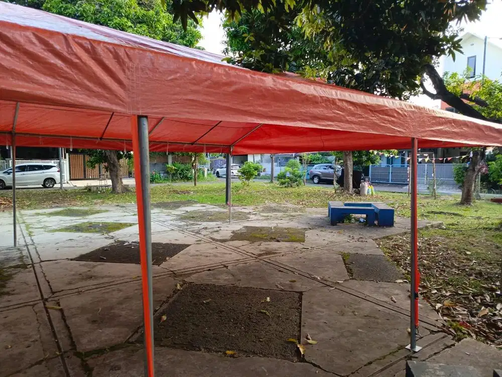 Tenda terpal hajatan / cafe / parkir