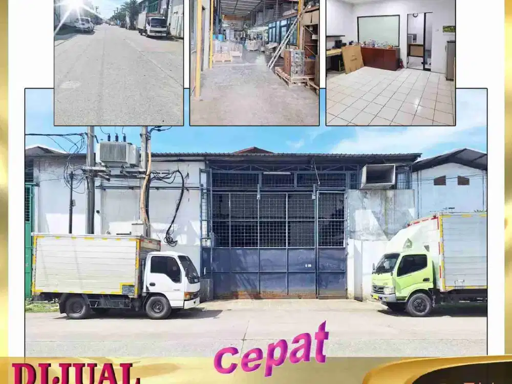 DIJUAL GUDANG 1,5 Lantai di pergudangan Nusa Indah
Tangerang- Banten