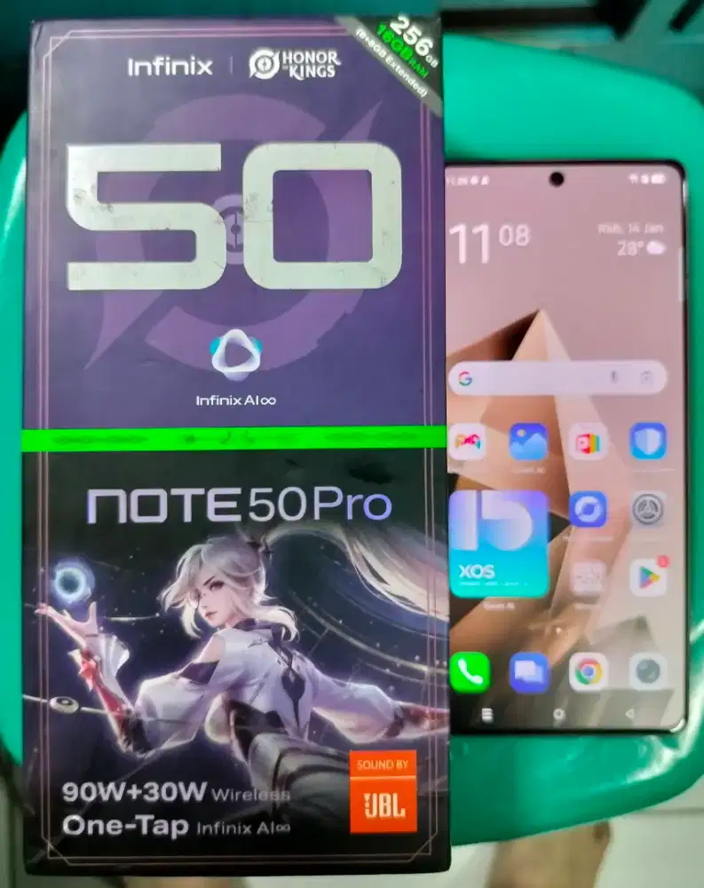 INFINIX NOTE 50PRO 8+8/256Gb FULLSETT