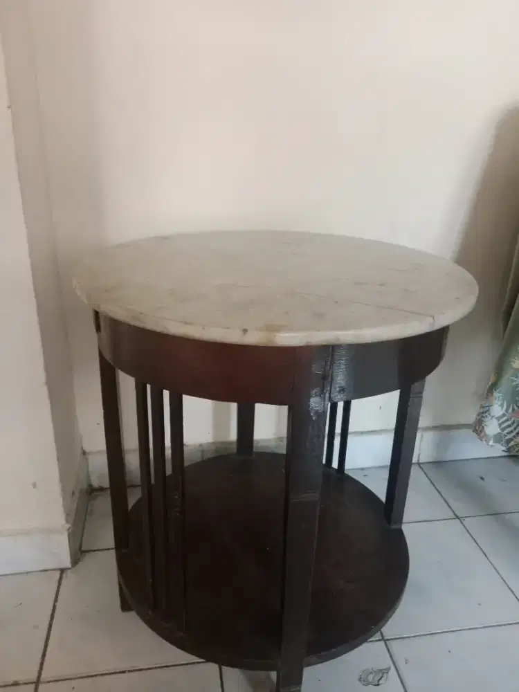 meja batu marmer kuno antik