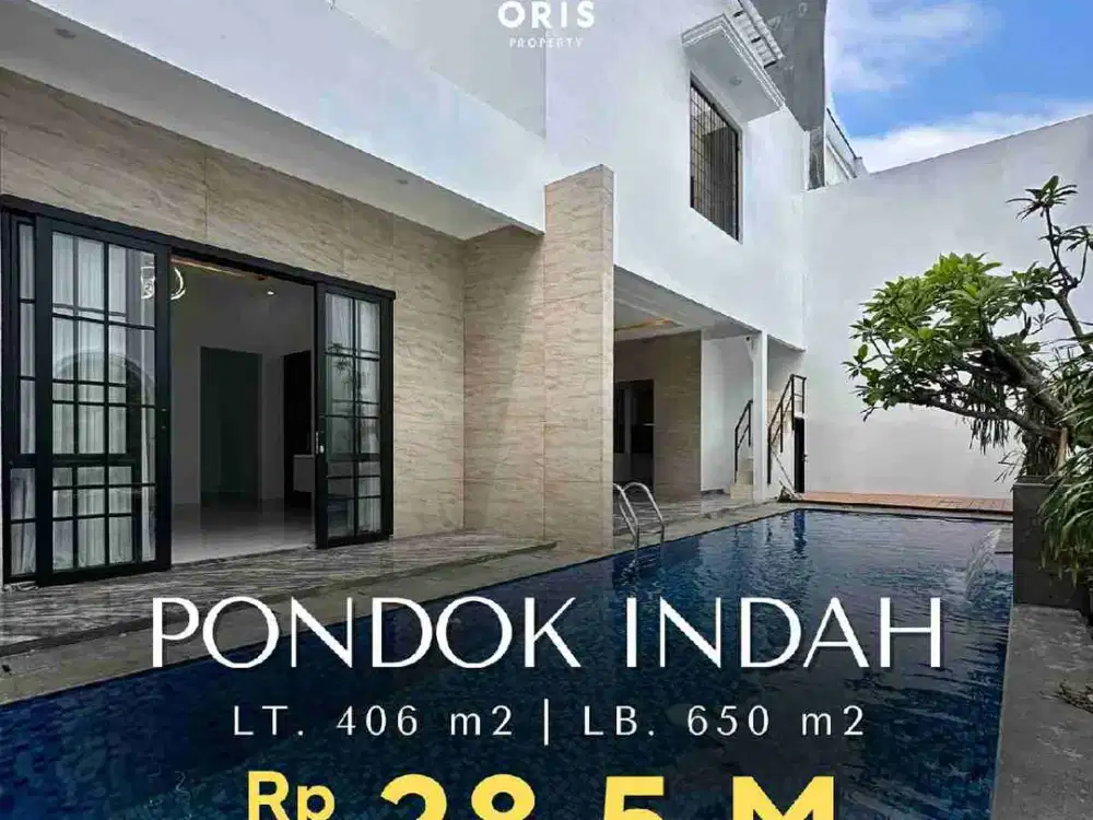 Rumah Brand New American Classic Depan Taman di Pondok Indah Jakarta Selatan