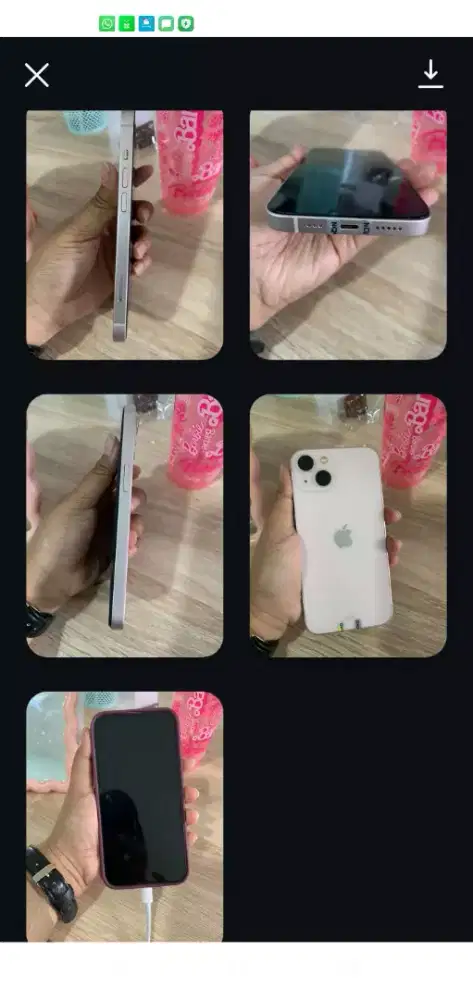 jual iphone 13 Pink ex ibox