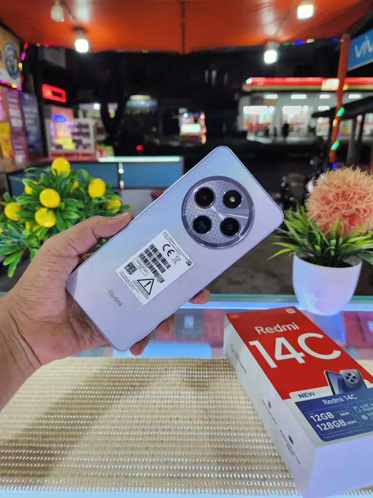 Redmi 14C Ram (6+6) 12Gb/ 128Gb Fullset Ori 100% Like New Bergaransi
