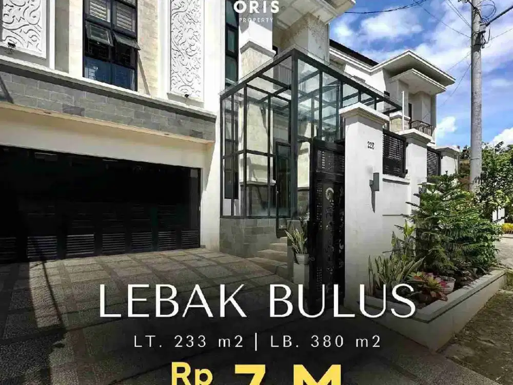 Rumah Cantik Semi Furnished Ada Pool di Lebak Bulus Jakarta Selatan