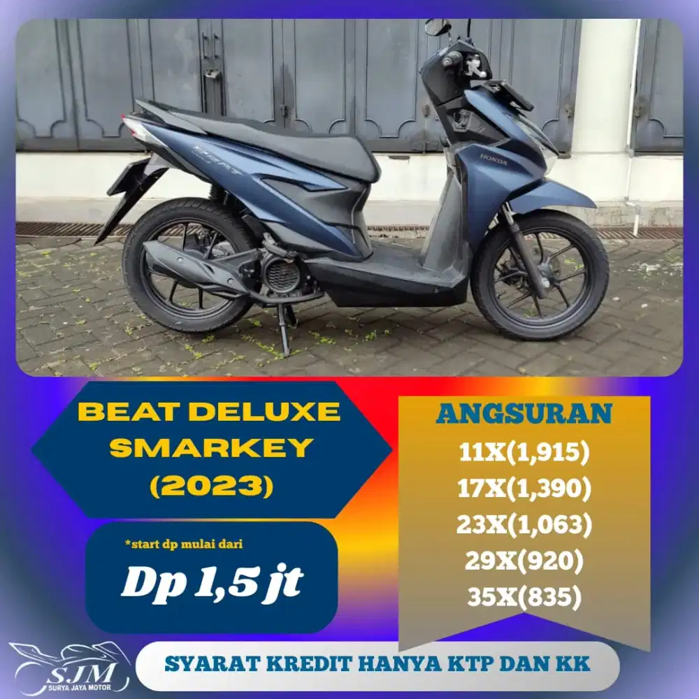 HONDA BEAT DELUXE SMARTKEY 2025 CASH & KREDIT