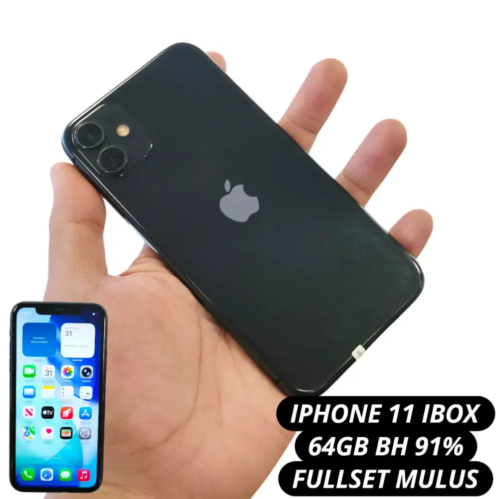 IPHONE 11 IBOX 64GB FULLSET MULUS