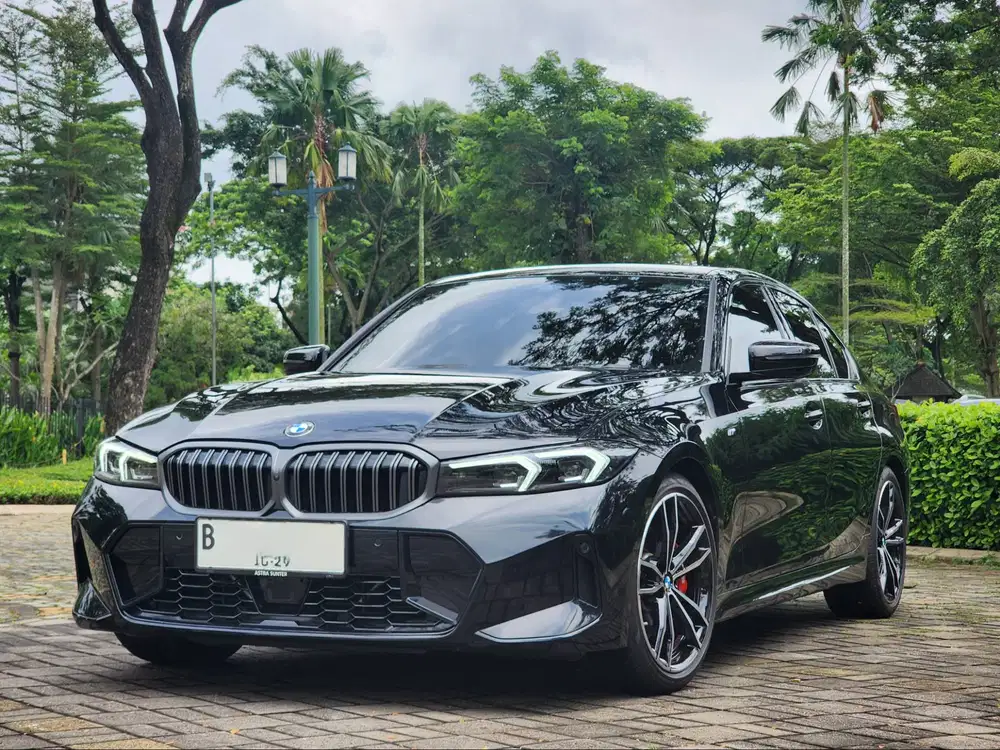 KM.5.RB PERFECT| BMW 330i M-SPORT PRO LCI 2024 HITAM BEKAS RASA BARU!!