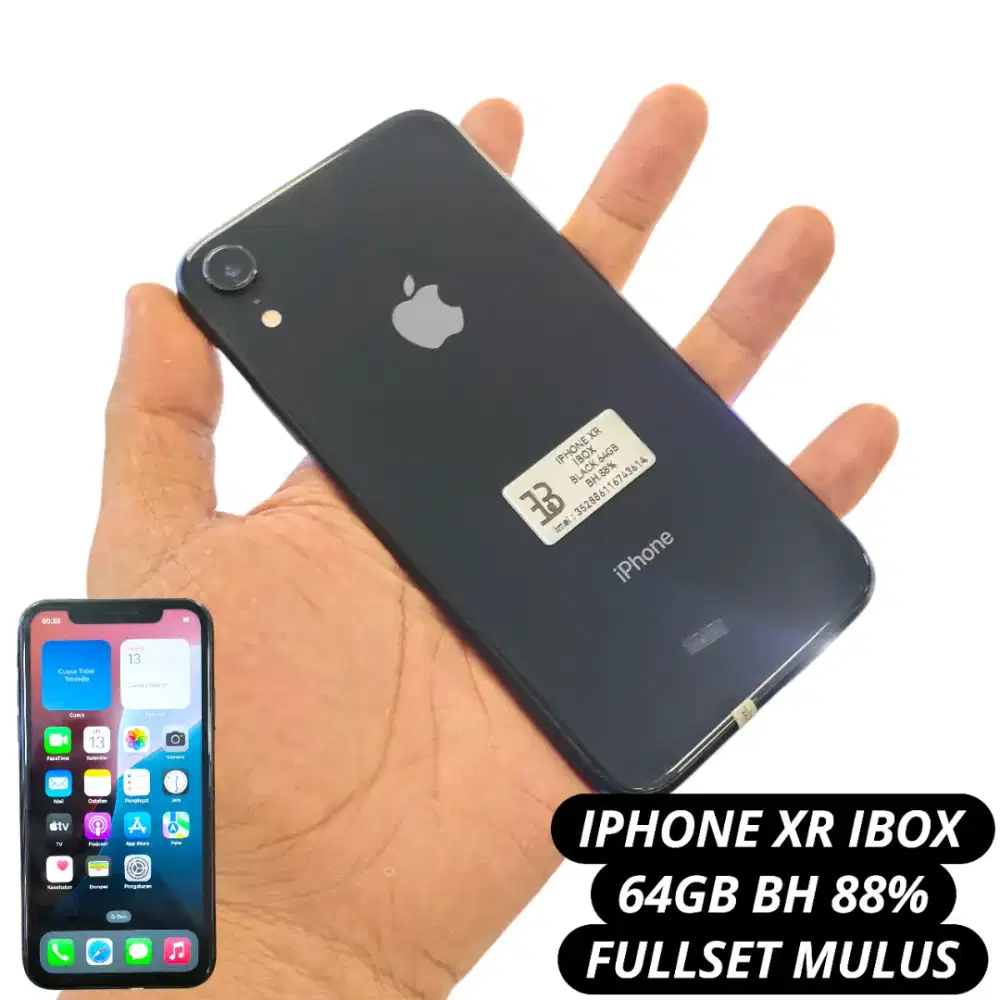 IPHONE XR IBOX 64GB FULLSET MULUS