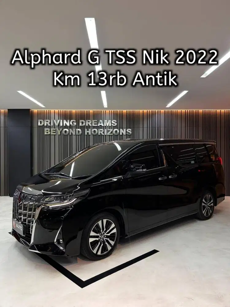 Toyota Alphard 2.5 G TSS ATPM 2022 Hitam Km13rb B2261SP