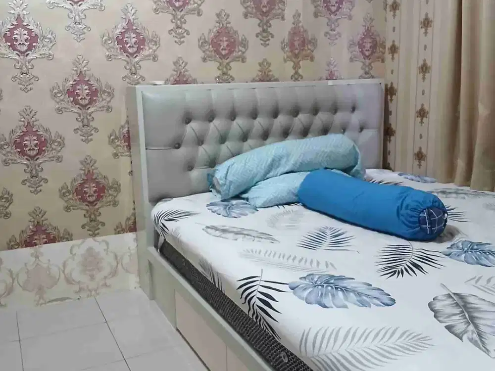 sewa 2 br murah tower Geranium lantai 3 bassura city apartemen