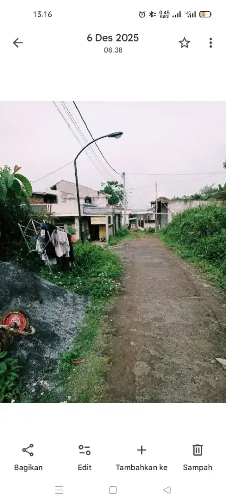 DIJUAL tanah seluas 150 m