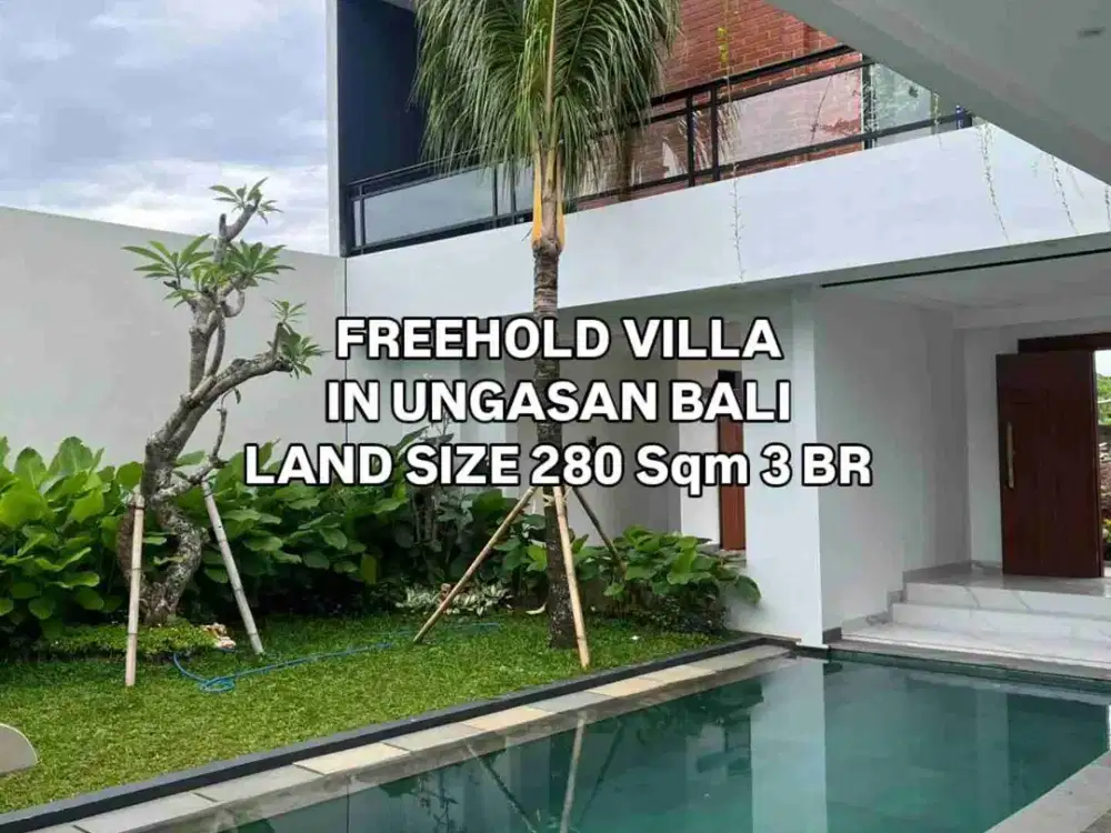 Brandnew Villa 2 lantai di Ungasan Kuta Selatan Badung Bali