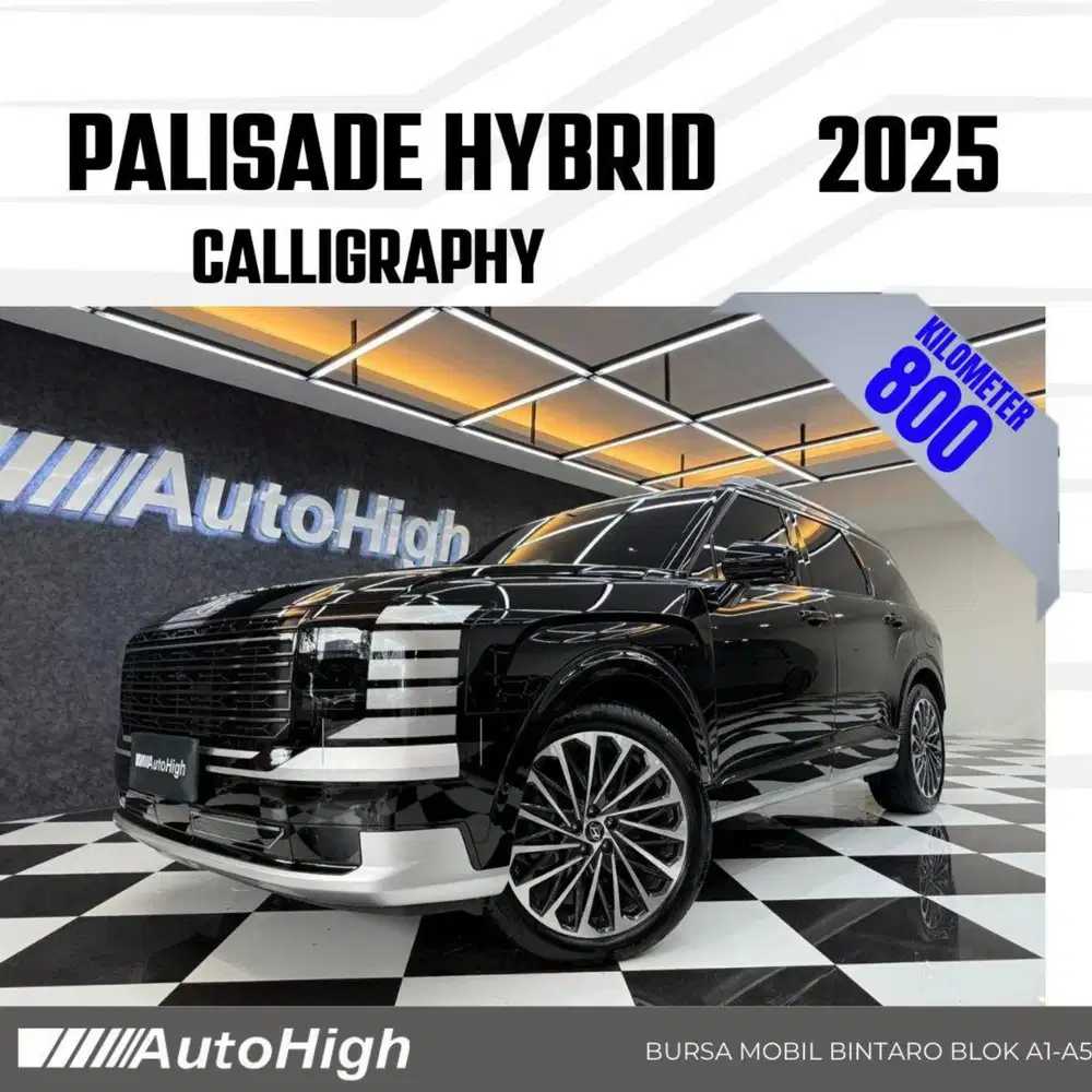 DP10% [Km800 Perak] Palisade Hybrid Calligraphy 2025 Black #AUTOHIGH