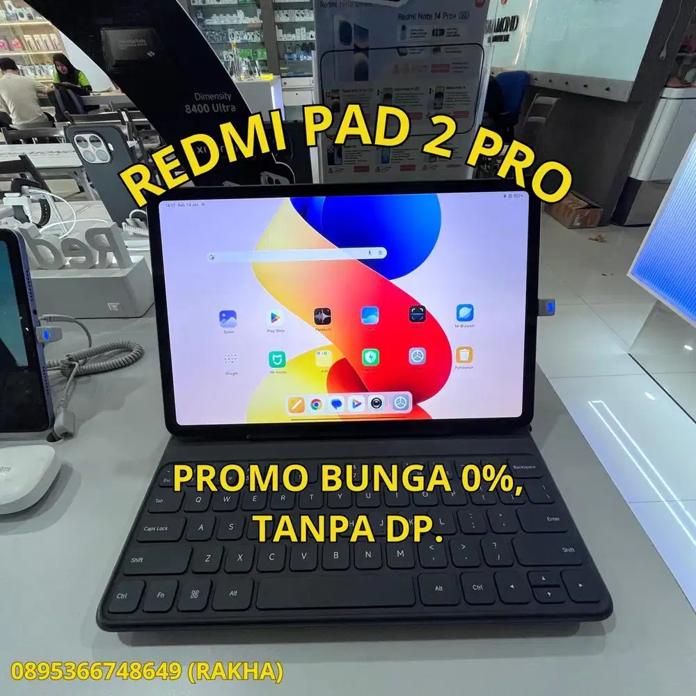 REDMI PAD 2 PRO BISA KREDIT ATAU CASH CUMA PAKE KTP PROMO TANPA DP