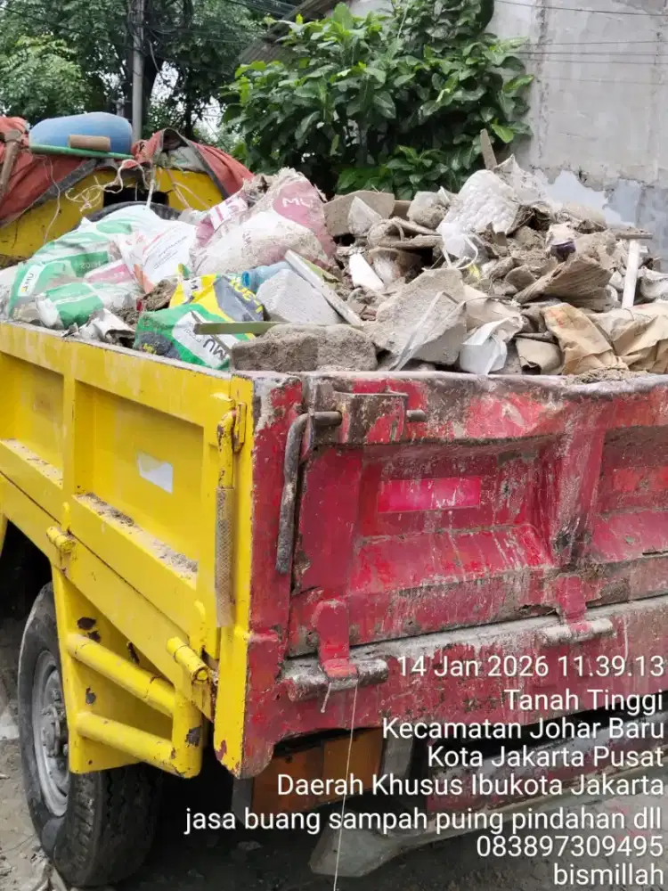 Jasa angkut puing dan buang sampah