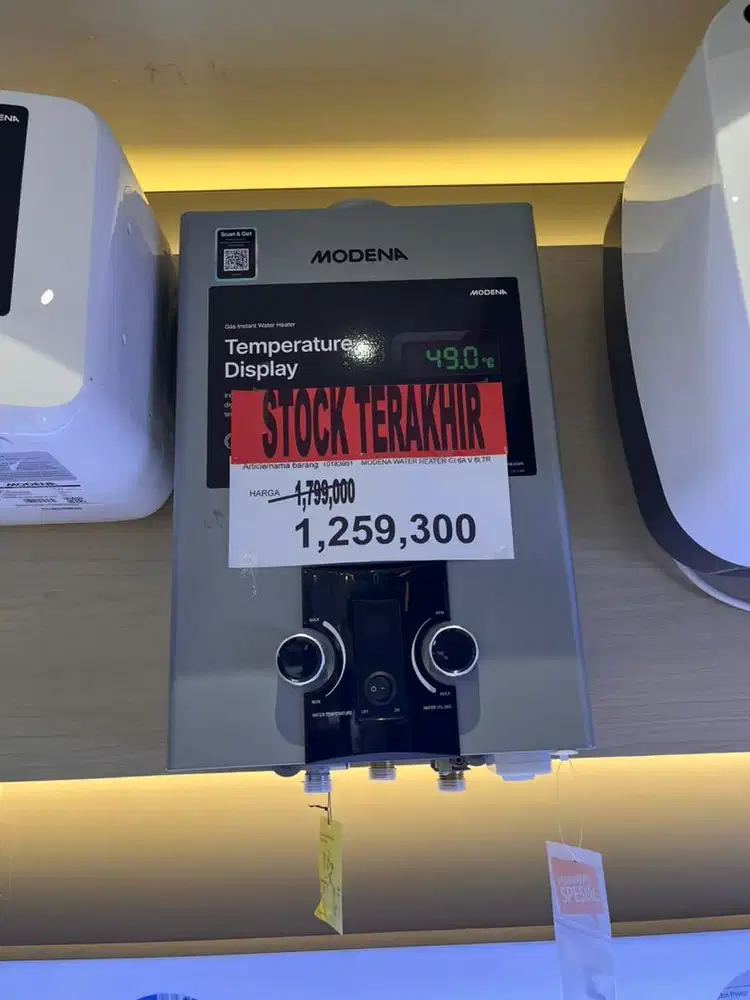 water heater modena 6 liter