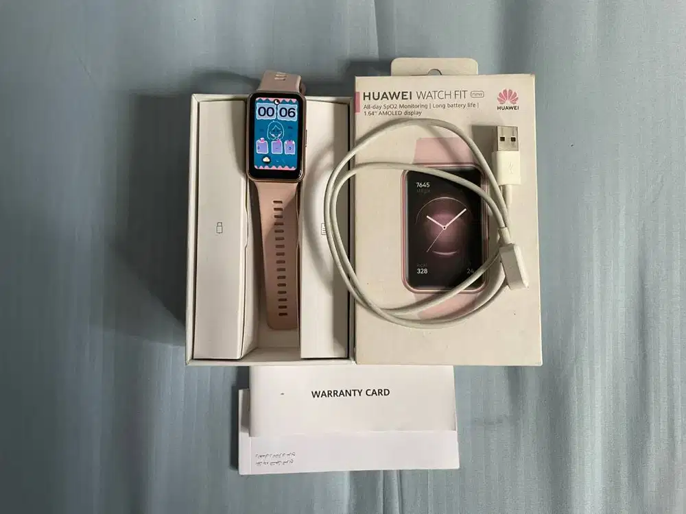 Huawei Watch Fit Pink | SpO₂ Aktif | Like New