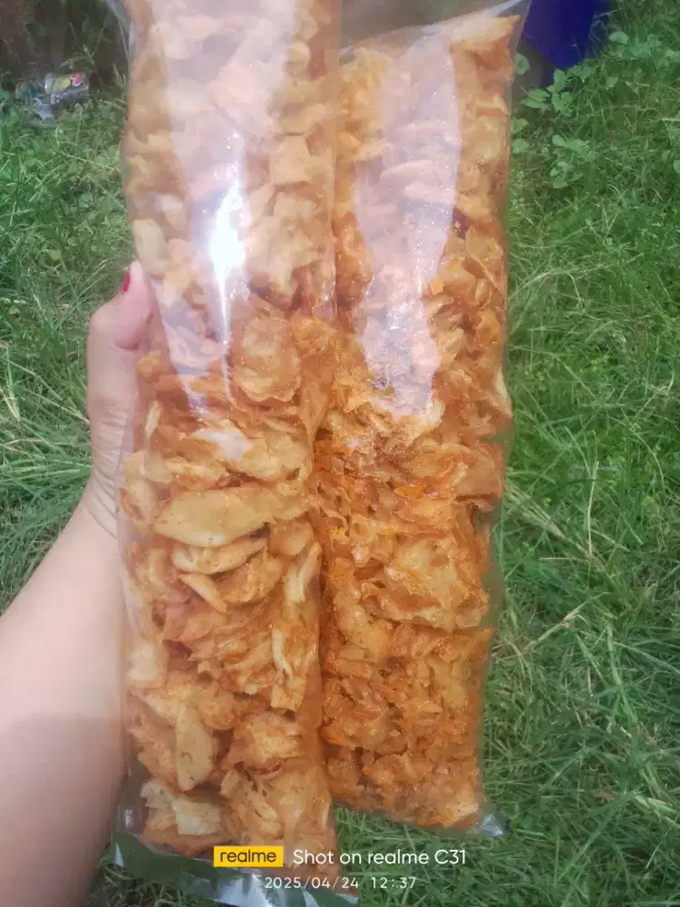 Keripik singkong  jeruk purut