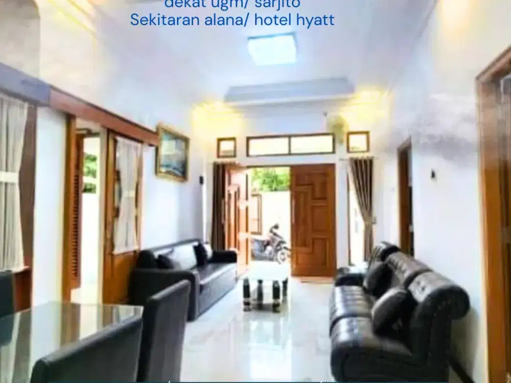 Dijual Rumah Homestay Kawasan Premium Sekitar Hotel Alana Yogyakarta
